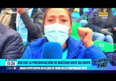 VamosYa ❗️Así fue la presentación de Bolívar ante su gente.