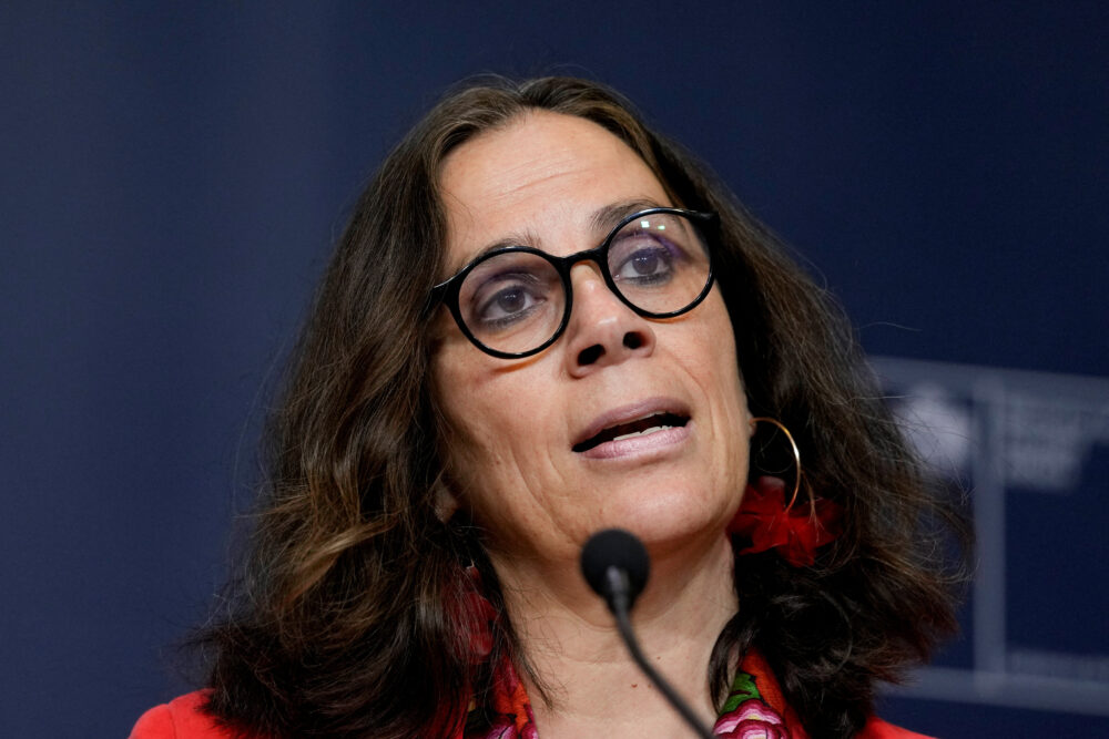 La canciller chilena Antonia Urrejola. Esteban Felix/Pool via REUTERS