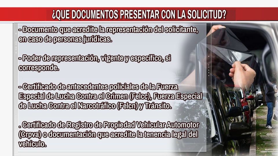 Estos Son Los Documentos Que Debes Presentar Con La Solicitud Para Tener Vidrios Polarizados 6137