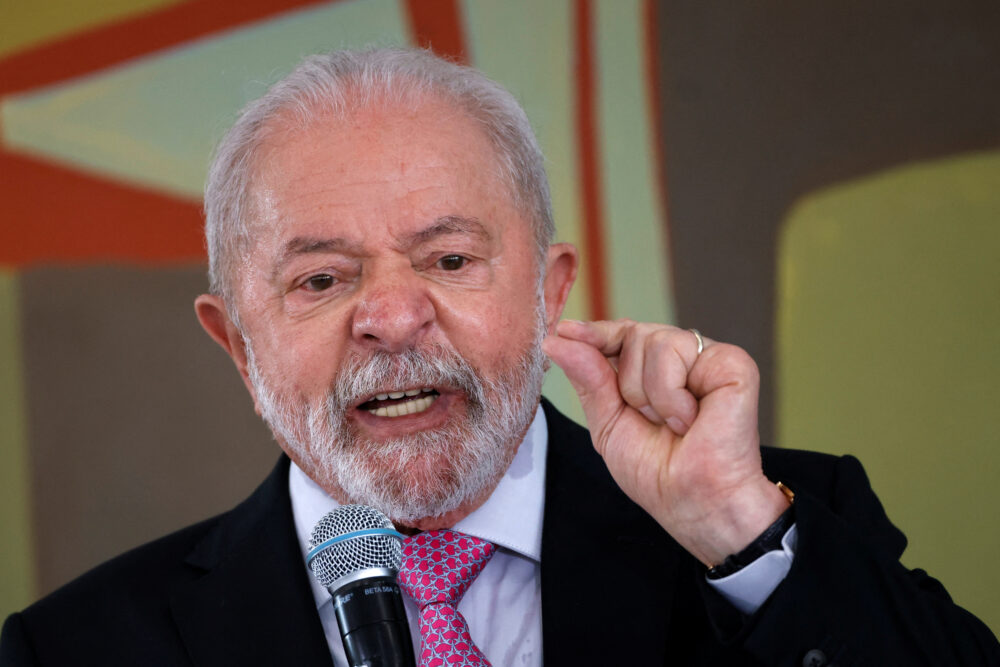 El presidente de Brasil, luiz Inacio Lula da Silva