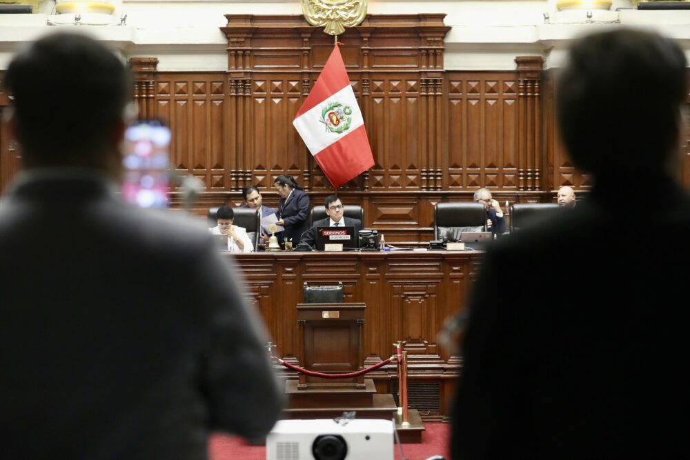 El presidente del Congreso de Perú, José Williams