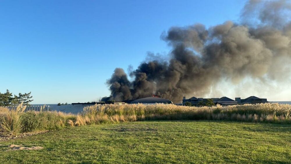 El incendio en 