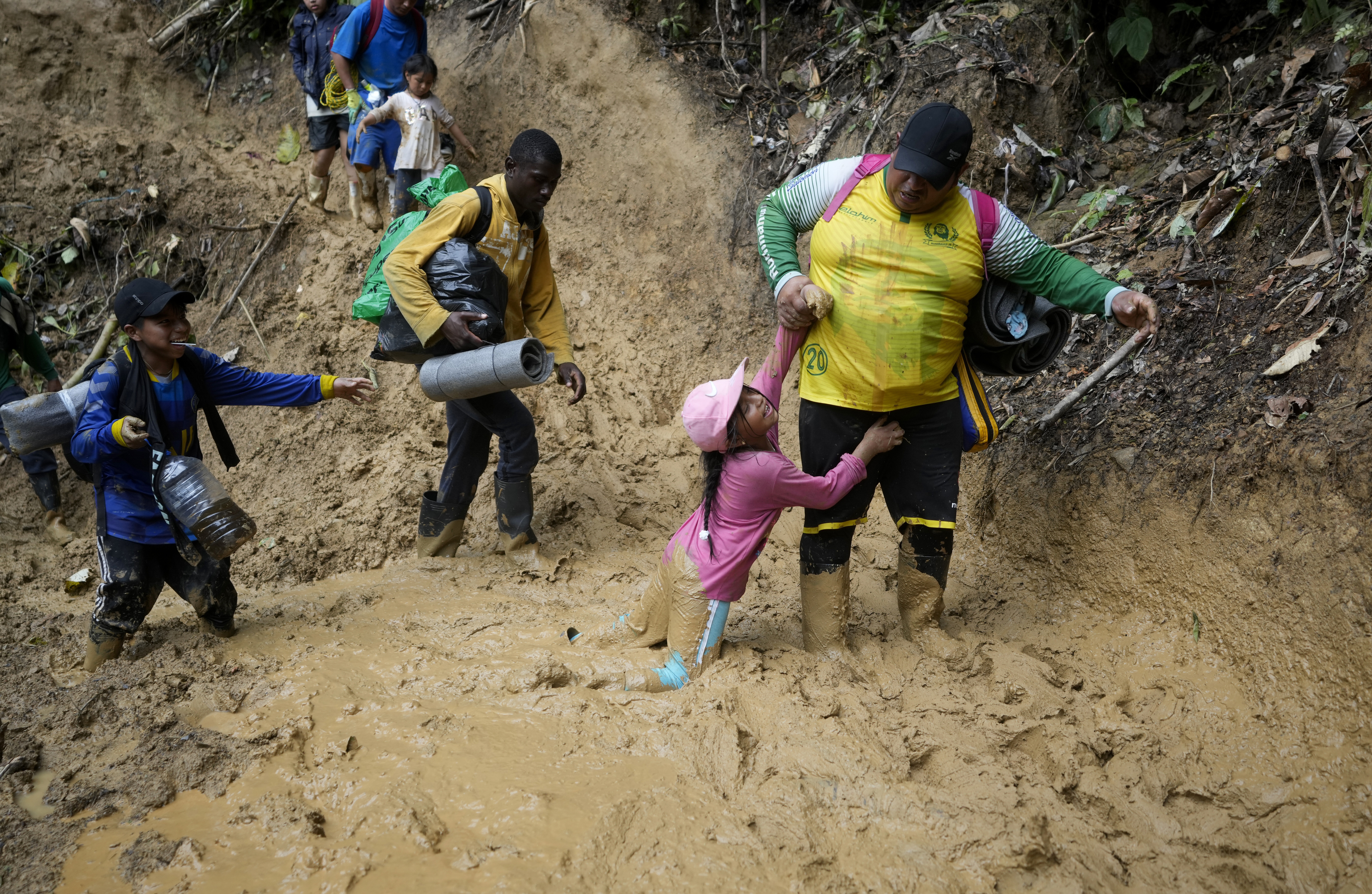 Los migrantes ecuatorianos son la segunda nacionalidad que más atraviesa la Selva del Darién para llegar a los Estados Unidos (AP Foto/Fernando Vergara, Archivo)