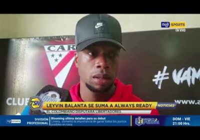Leyvin Balanta se suma a Always Ready. El colombiano disputará Libertadores.