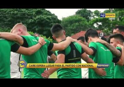 Caire espera llegar para el partido con Nacional.