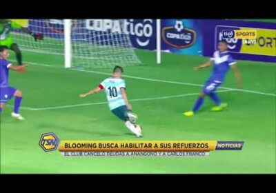 Blooming busca habilitar a sus refuerzos. El club canceló deudas a Anangonó y a Carlos Franco.