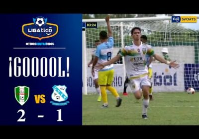 82 ¡Gol de Gran Mamoré! Miguel Mendoza marca el gol que por ahora le da el triunfo al equipo beniano
