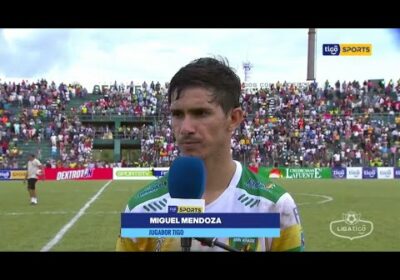 Miguel Mendoza, jugador Tigo del partido.