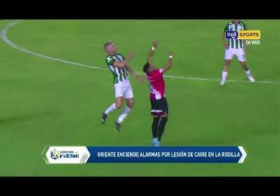 Oriente enciende alarmas por lesión de Caire en la rodilla.