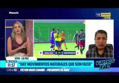 Víctor Hugo Chambi – Presidente de ABAF «Los árbitros bajo la lupa en la primera fecha»