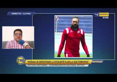 🚨Antonio Decormis: «Mañana se demostrará la excelente planilla que formamos».