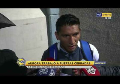 🚨Aurora trabajó a puertas cerradas.