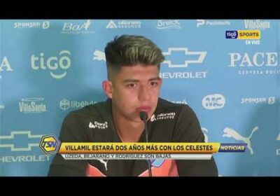 Villamil estará dos años más con los celestes. Uzeda, Bejarano y Rodríguez son bajas.