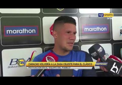 🚨Zaracho volvería a la zaga celeste para el clásico.