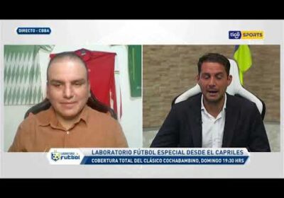 🔬Erlan García: «Hay gran expectativa por el clásico cochabambino».