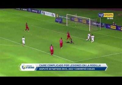 🔬Caire complicado por lesión en la rodilla. Disputó 38 partidos en el 2022 y convirtió 5 goles.