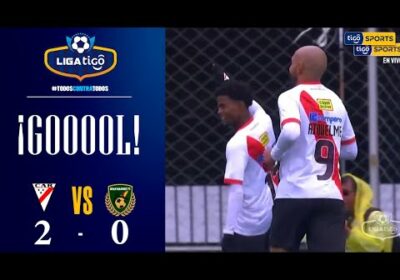 5 ¡Gol de Always Ready! Nuevamente Dorny Romero que aprovecha un error en defensa del equipo beniano
