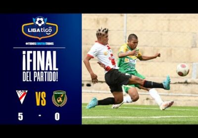 ¡Final del partido! Always Ready goleó en Villa Ingenio a Gran Mamoré con doblete de Romero