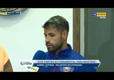 Gabriel Esparza – Delantero de Wilstermann: “Este partido es fundamental para nosotros”.
