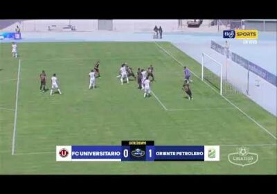 45+4′ ¡Final del primer tiempo! El ‘Verdolaga’ está venciendo en Cochabamba.