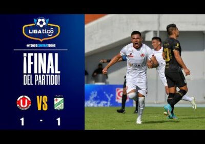 ¡Final del partido! Empate en Cochabamba en un duelo intenso entre Universitario de Vinto y Oriente.