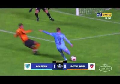 ¡Final del primer tiempo! Bolívar se marcha al descanso con la ventaja a su favor ante Royal Pari