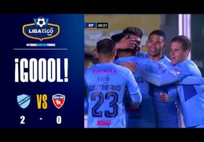 49′ ¡Gol de Bolívar! Gabriel Villamil pone el segundo tras un misil fuera del área.