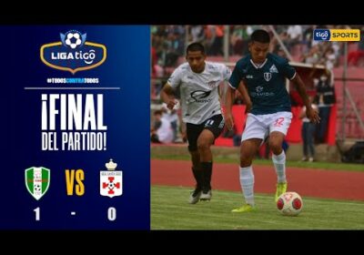 ¡Final del partido! Jefferson Santos llevó a Real Tomayapo hacia la victoria por la mínima.
