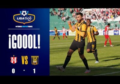 5′ ¡Gol de The Strongest! Enrique Triverio adelanta al ‘Tigre’.