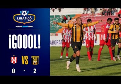 15′ ¡Gol de The Strongest! Junior Arias aumenta la ventaja de The Strongest.