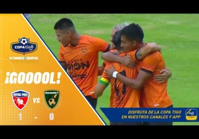 ¡Gol de Royal Pari! Eduardo Álvarez anota y adelanta al ‘Inmobiliario’ en Santa Cruz.