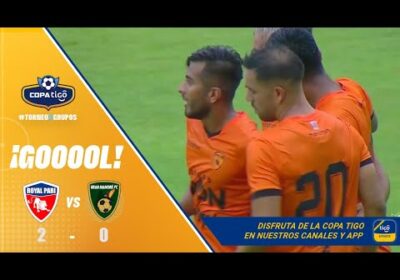 ¡Gol de Royal Pari! Carlos Añez aumenta el marcador favorable al equipo local.