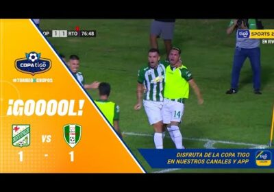 7′ ¡Gol de Oriente Petrolero! Leonardo Villagra iguala de cabeza.