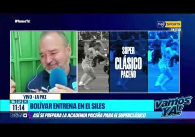 Bolívar entrena en el Siles. Así se prepara la Academia paceña para el superclásico.