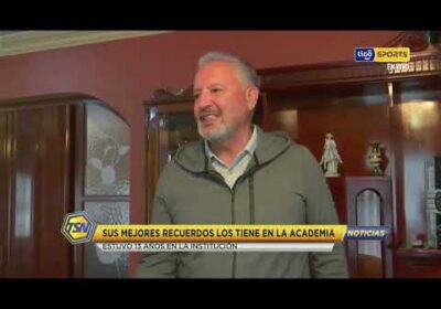 🚨Sus mejores recuerdos los tiene en la academia. Estuvo 13 años en la institución.