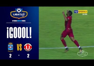 58′ ¡Gol de Universitario de Vinto! Julio Vila iguala para la visita.