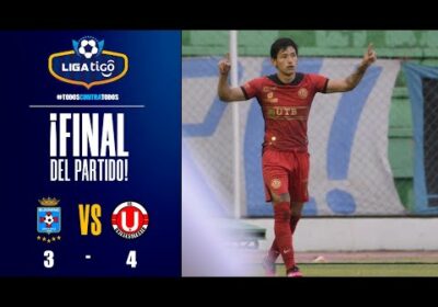 ¡Remontada épica en el Tahuichi! Universitario de Vinto se lleva los tres puntos de Santa Cruz.