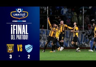 ¡Final del partido! El clásico paceño se pintó de amarillo y negro tras la victoria atigrada.