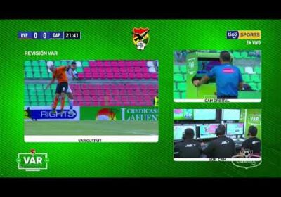 ¡Expulsado Federico Sellecchia! Dura acción del delantero de Royal Pari que termina expulsado.