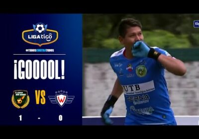 ¡Gol de Gran Mamoré! Juan Carlos Robles cambia penal por gol y adelanta a los benianos.