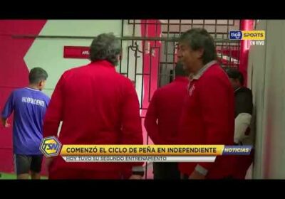 🚨Comenzó el ciclo de Peña en Independiente. Hoy tuvo su segundo entrenamiento.
