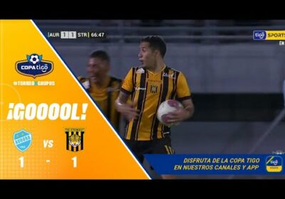 66′ ¡Gol de The Strongest! Michael Ortega iguala el marcador.