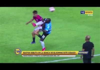 Bustos debuta en la banca de Blooming este sábado. Sinisterra y Pinto a disposición del DT.