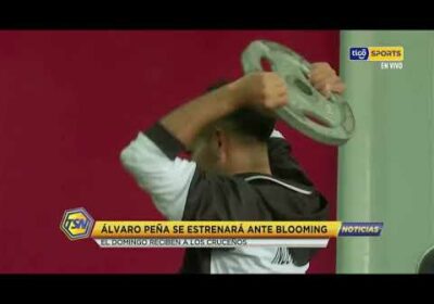 Álvaro Peña se estrenará ante Blooming. El domingo recibe a los cruceños.