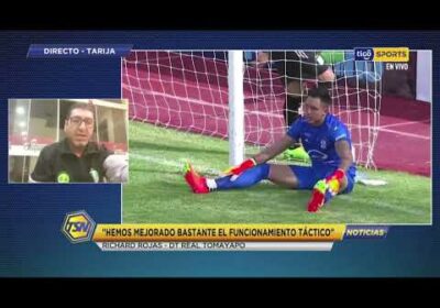 Richard Rojas – DT. de Tomayapo: “Confiamos en el trabajo que venimos realizando”.