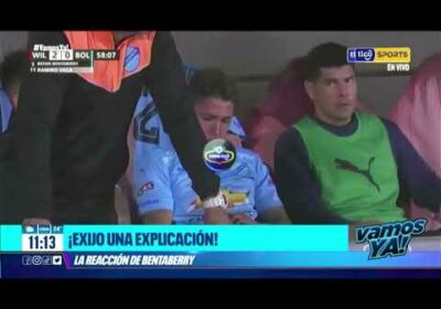 Bentaberry salió molesto de la cancha en el encuentro contra el equipo ‘Aviador’