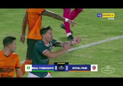 ¡Final del primer tiempo! Royal Pari está venciendo en Tarija con goles de Joel Amoroso y Marvin