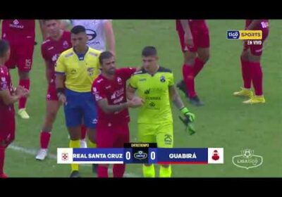 45+4′ ¡Final del primer tiempo! Marcador igualado sin goles entre Real Santa Cruz y Guabirá