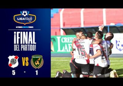 ¡Final del partido! Nacional Potosí goleó a Gran Mamoré en condición de local