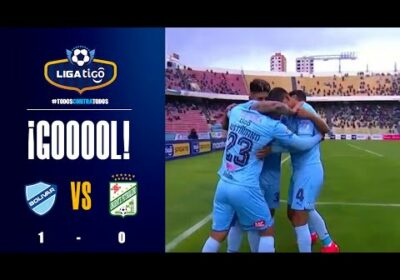 ¡Gol de Bolívar! Chávez define correctamente para abrir el marcador tras pared con Fernández